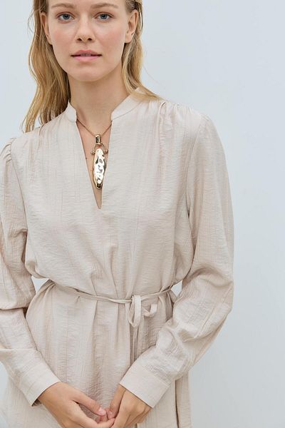 Mahal Bood Draped V-Neck Blouse