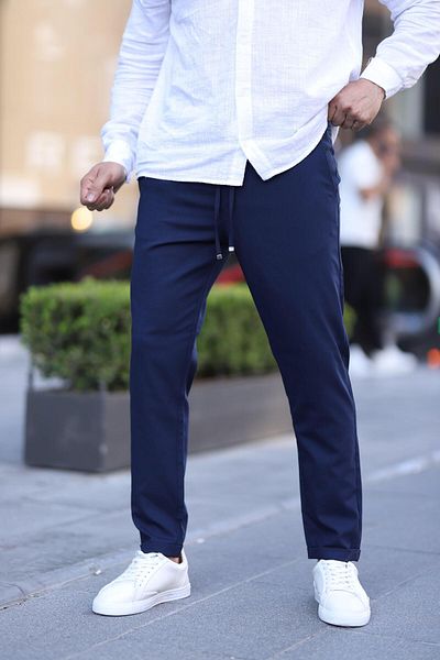 hello7 Men's Slim Fit Double Leg Stretch Jogger Pants