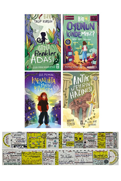 Genç Timaş Gizli Renkler Adası+Bir Oyunun İçinde Miyiz+Karanlıkta Yanan Kıvıl...