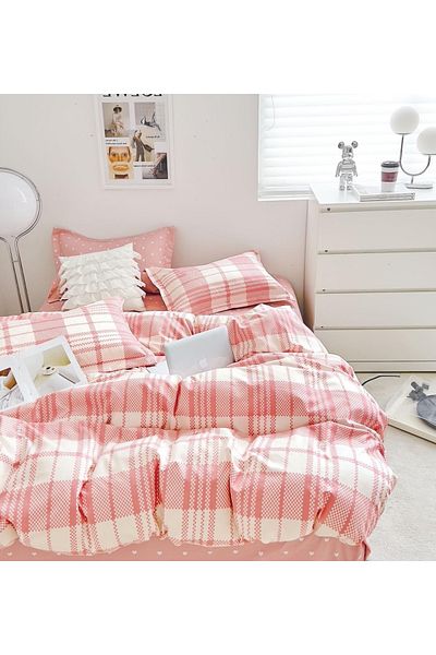 CHIRASO FINET Cotton Bed Linen, Classic Sheet 240x250cm, Duvet Cover 200x230cm, 4 Pillowcases