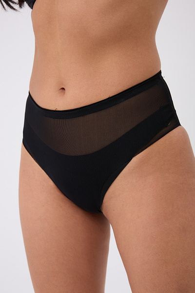 MİSTİRİK Foce Model Transparent Air-Permeable Firming Effective Bato Panties Corset Black Color