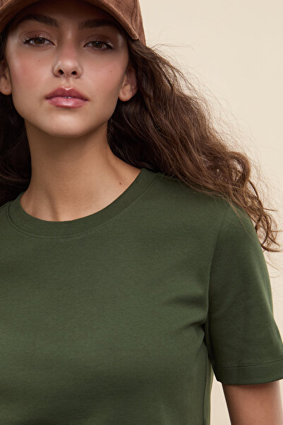 Stradivarius Basic heavy weight regular fit T-shirt