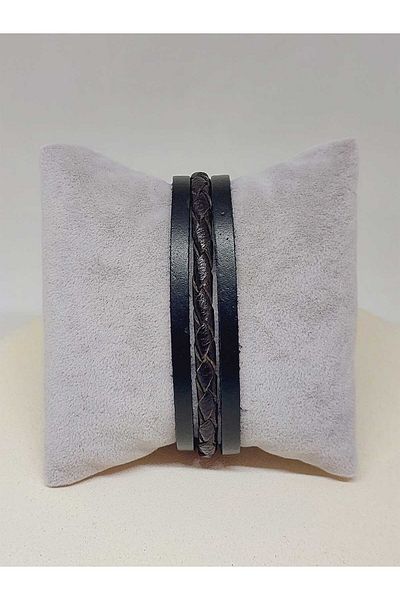 Yasamtohumu Leather Authentic Men's Bracelet (51982)