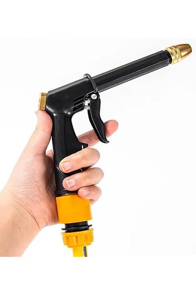 Biki High Pressure Water Spray for Car Wash, Gardening, Window Cleaning - Model 23457, Black