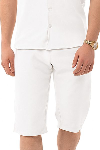 monox Men's Mechanical Linen Knee-Length Capri