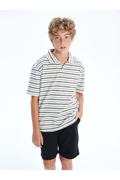 LC Waikiki LCW Kids Polo Collar Boys T-Shirts and Shorts