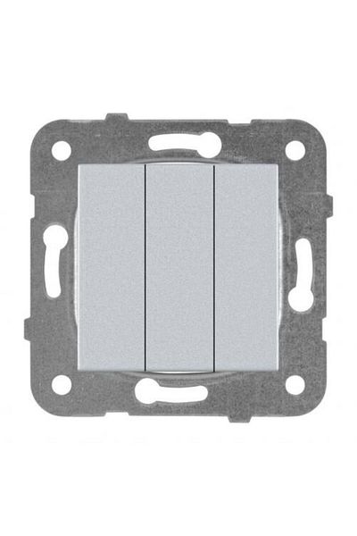 PANASONIC Triple Switch Mechanism Karre Plus Silver