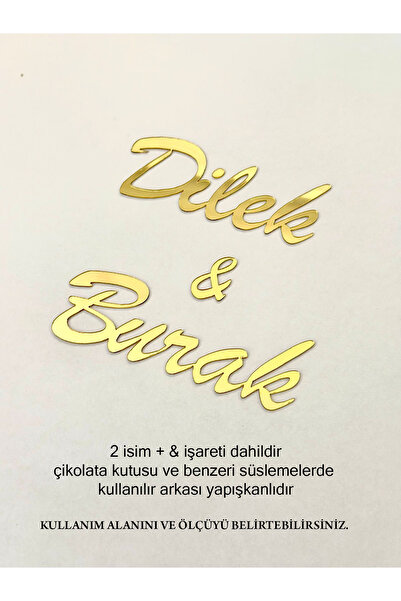 ouzhanya hediyelik PLEKSİ İSİMLİK SÖZ NİŞAN TEPSİSİ ÇİKOLATA KUTUSU SÜSLEME 4...