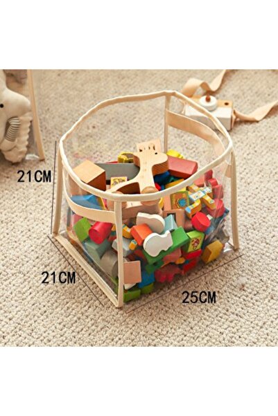 Choice سلة تخزين ألعاب الأطفال الشفافة كبيرة الحجم وحقيبة تخزين الألعاب ذات ا...