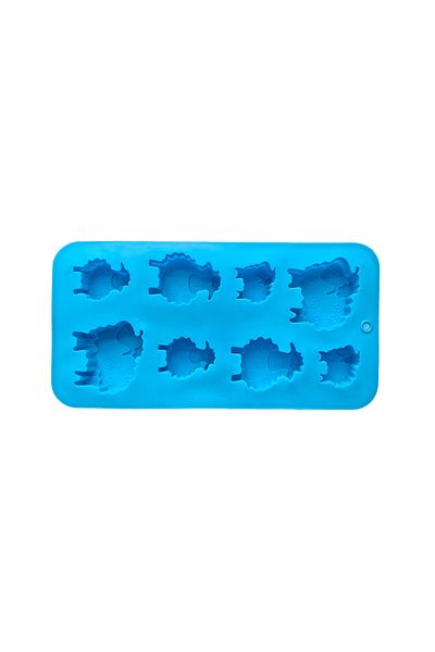 Choice 001blue 1pc 8-cavity silicone mold 3D sheep shaped chocolate candy, pudding, cookies, cake decoratio