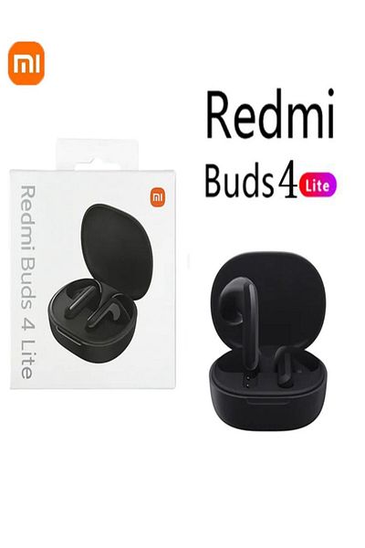 Choice black Xiaomi Redmi Buds 4 Lite Wireless Earbuds IP54 Waterproof Headset 20H Playtime Lightweight Com