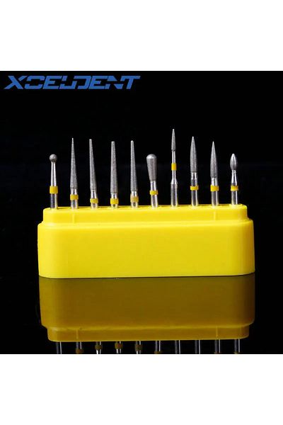 Choice FG-105 10pcs/box FG High-speed Handpiece Bur Set Grinding Bit Drill Bit Emery Bur Polishing Bur Grin