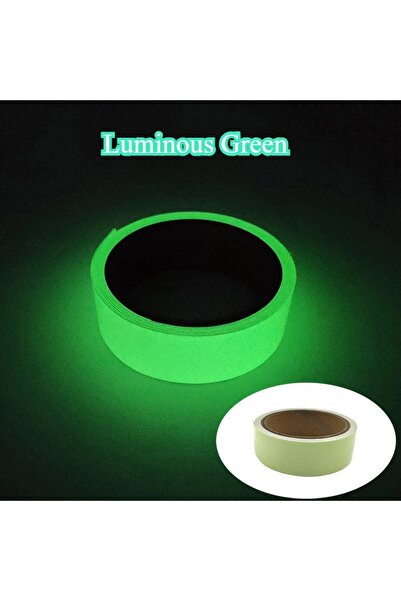 choice2 ملصقات مضيئة على شكل قطة خضراء 2 سم × 5 أمتار، شريط لاصق ليلي للمنزل ...