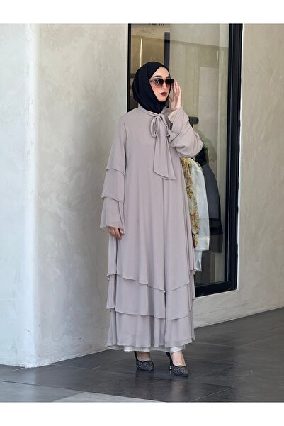 EfsaModa Şifon detay ferace66f