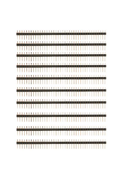 Choice 10pcs 40P connector 10PCS 1x40Pin 2.54mm Single Row Female + 10pcs 1x40 Male Pin Header Connector