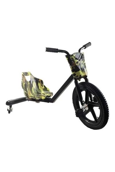 rexa 3-Wheel Kids Drift Scooter Cycle with Pedals – 360° Spin, 90×65×60 cm