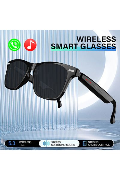 Choice Sunglasses LAXASFIT Smart Anti-Blue Light Sunglasses Bluetooth Talk Remote Control Camera Music Play