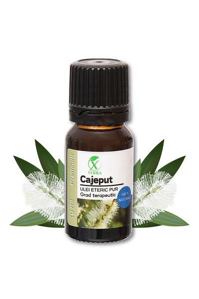 XTERRA | ULEI ESENTIAL DE CAJEPUT | ULEI ETERIC 100% ȘI PUR PENTRU AROMATERAPIE HOLISTICĂ