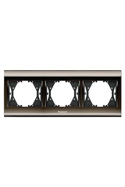 PANASONIC Triple frame UNA smoke THEA BLU horizontal
