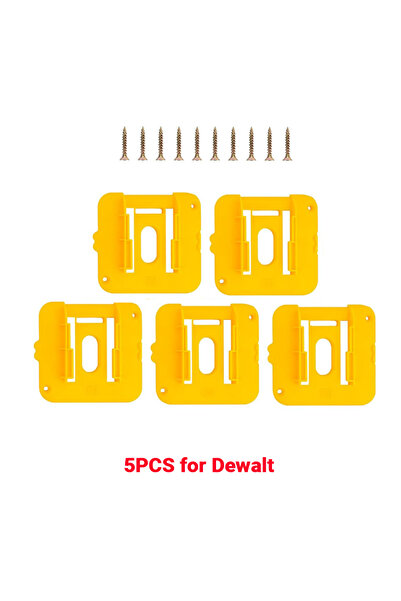 choice2 5 قطع 1/2/5 قطع حامل بطارية رف تخزين لبطارية دي والت 18 فولت 20 فولت ...