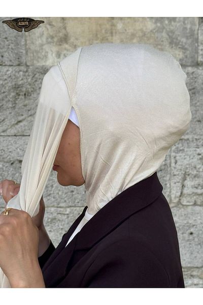 ALADİYAR Ninja Bon Shawl (Chiffon)