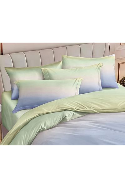 CHIRASO FINET Cotton Bed Linen, Classic Sheet 240x250cm, Duvet Cover 200x230cm, 4 Pillowcases