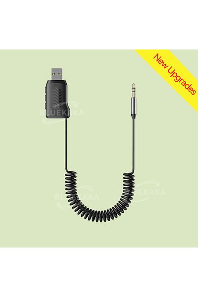 Choice Bluetooth 5.4 Car Audio Adapter Bluetooth 5.4 3.5MM AUX Hifi Stereo Wireless Music Receiver With Mic