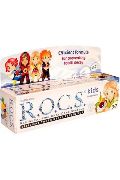 GUM R.o.c.s Tp Kids Fruity Cone 3-7 35ml