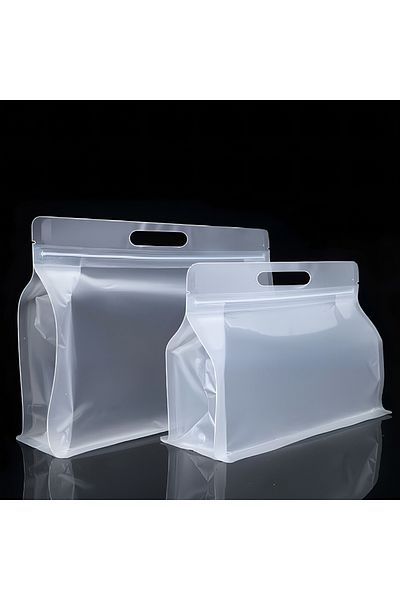 Choice 30x23cm Matte Pouch 50pcs Factory Wholesale Zipper Top Self Sealing Matte Flat Bottom Pouch for Nuts