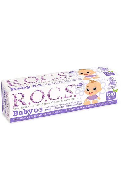 GUM Rocs Baby 0.3 Toothpaste Lime Blossom 35Ml