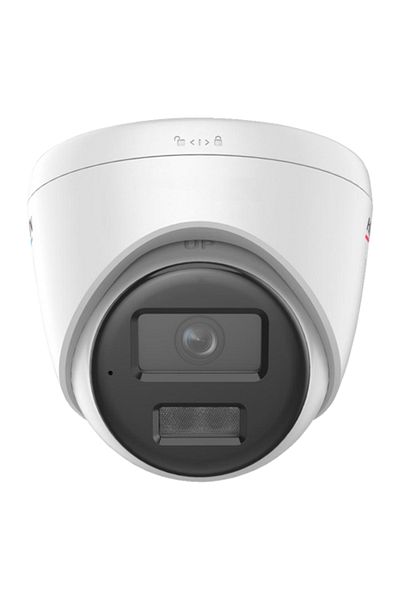 Hikvision Cameră IP ColorVu cu iluminare duală, 2MP, obiectiv de 2.8mm, IR 30m, WL 30m, microfon, PoE - DS-2CD1327G2H-LIU-2.8mm