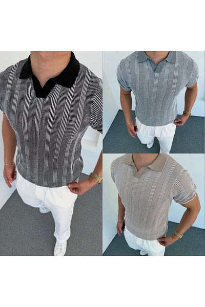 laqa Double Color Nurse Collar Knitwear