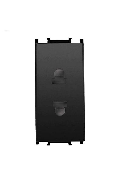 PANASONIC Modular Euro-USA Socket Black 1M