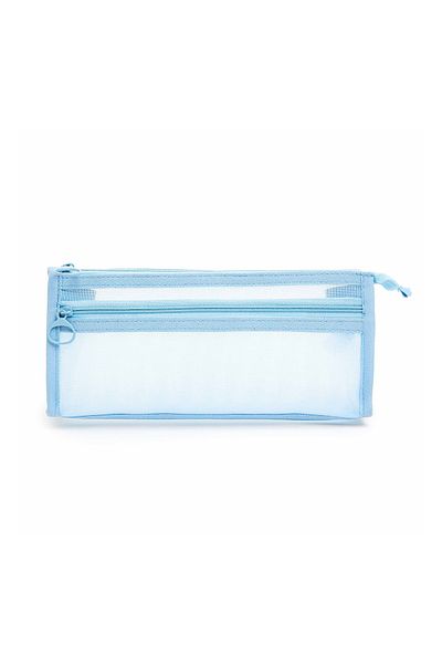 R&B Light Blue Teens Pencil Pouch