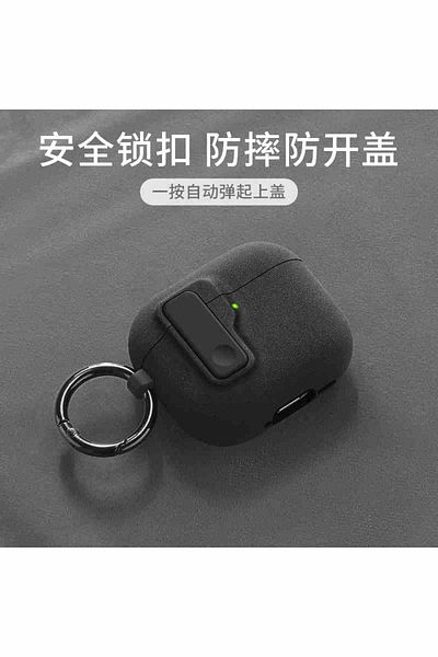 Choice For AirpodsPro B 2024 New Hard Protector for AirPods 4 with Magnetic Lid Lock Hybrid Case Luxury Pro