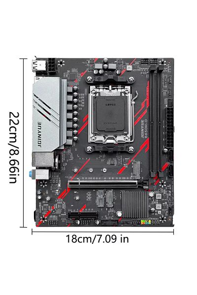 Choice لوحة أم JGINYUE B650M-D AM5 تدعم M-ATX Ryzen5 8400F 8700G 7400F 7500F 7700 7950X 9600X DDR...