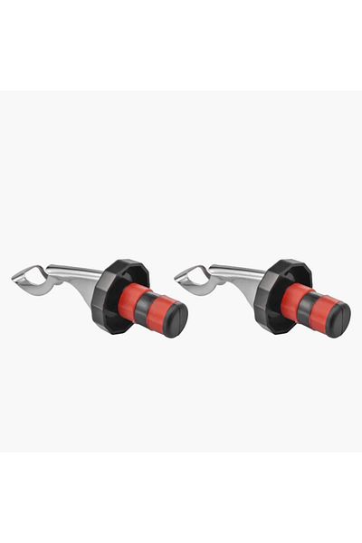 Choice 2PCS Black Red 1-10Pcs Press Wine Stopper Vacuum Sealed Plug Wine Bottle Stopper Wine Champagne Cap
