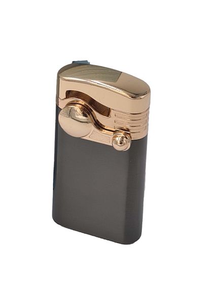 dalimag Metal Gas Lighter, Windproof, Robotic Model, Refillable, Black,