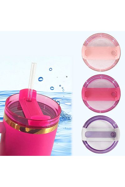 Choice LightPurple 40oz Tumbler Lid for Stanley, Spill Proof Splash Resistant Tumbler Covers,Replacement co
