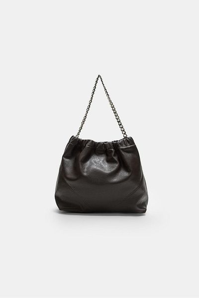 Stradivarius حقيبة كتف مع سلسلة