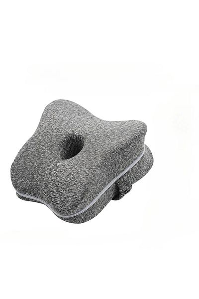 Choice dark gray Memory Sponge Orthopedic Leg Pillow Clip-On Soft Support Leg Protection Pad Sleep Relaxati