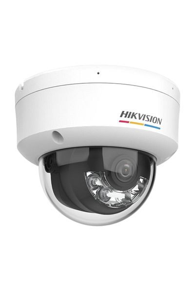 Hikvision Cameră IP ColorVu cu iluminare duală, 6MP, 2.8mm, IR 30m, WL 30m, microfon, PoE, IK08 -DS-2CD1167G2H-LIU-2.8mm