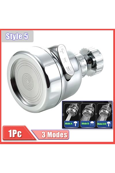 Choice 3 Modes 2/3 Modes Universal Kitchen Faucet Adapter 360 Rotation Faucet Filter Extenders Kitchen Gadg