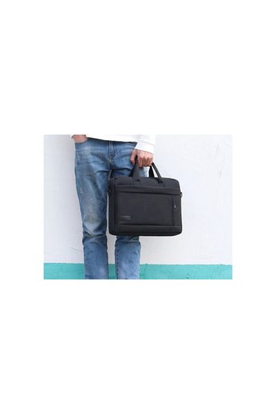 TAIKESEN Geantă pentru laptop TAIKESEN, Oxford Textile, 2 compartimente, Negru