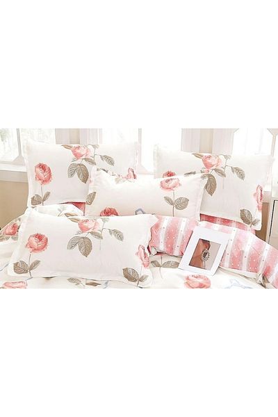 CHIRASO FINET Cotton Bed Linen, Classic Sheet 240x250cm, Duvet Cover 200x230cm, 4 Pillowcases