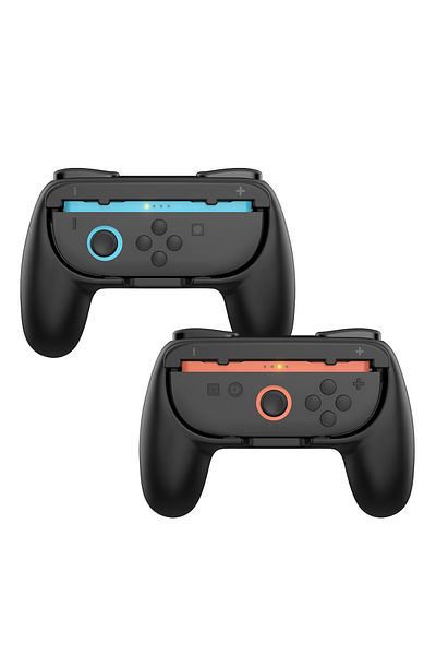 Choice Black 2pcs Comfort Grip for Nintendo Switch 2 JoyCon Accessories Joy con 2 Left Right Controller Joy
