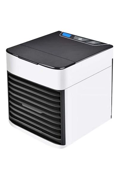 JYQAN Mini Air Conditioner Jyqan, USB, 3 Speeds, LED Lighting, White
