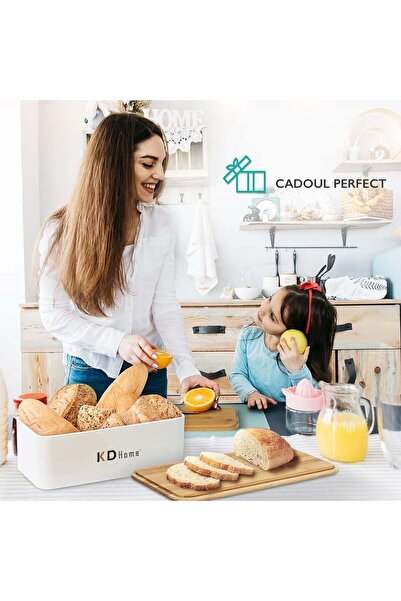 DKD Home Decor KD Home FreshBox Ultra Bread Box with Chopper - New Product