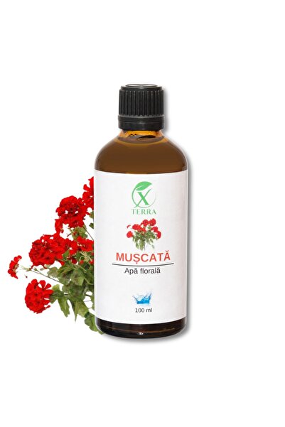 XTERRA | HIDROLAT | APĂ FLORALĂ | HIDROSOL DE MUȘCATĂ | 100 % ȘI PUR100 ml