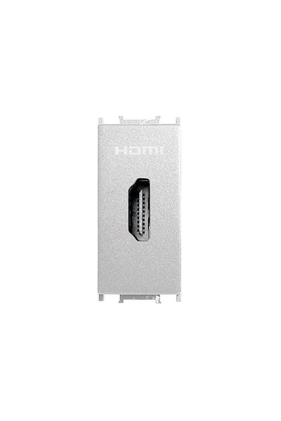 PANASONIC HDMI Modular Socket White Metallic 1M